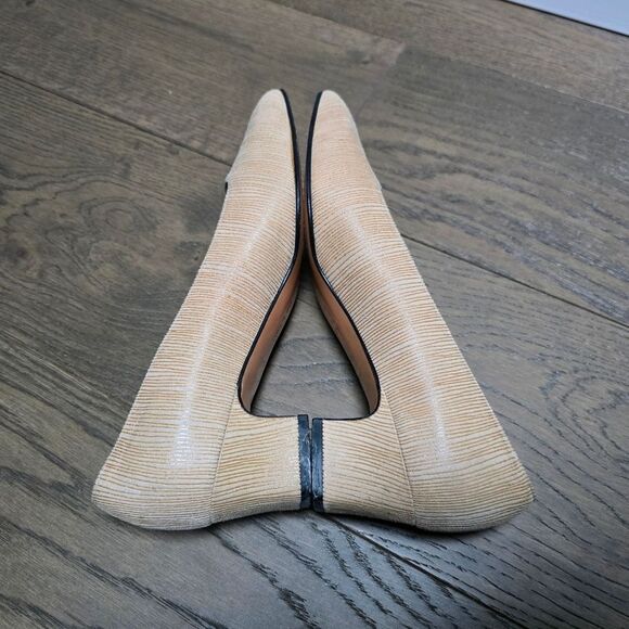 Salvatore Ferragamo Vintage Suede Textured Block Heel Mini Pump - Picture 5 of 13